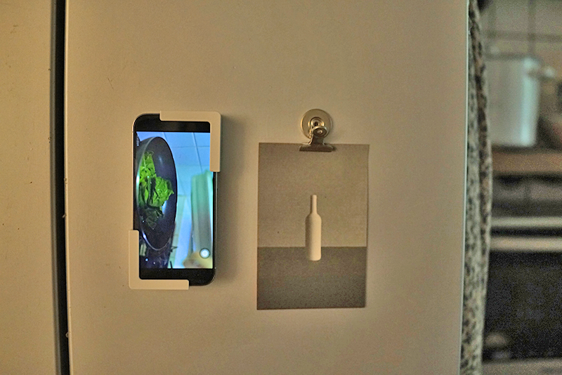 No Drill Magnetic Phone Holder Fridge Mount Tablet Stand Wall Mounted for Hands Free Viewing