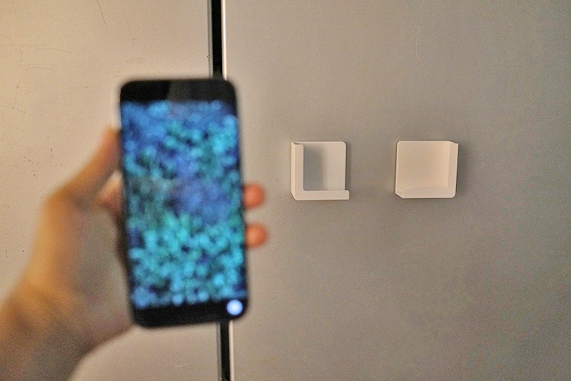 No Drill Magnetic Phone Holder Fridge Mount Tablet Stand Wall Mounted for Hands Free Viewing