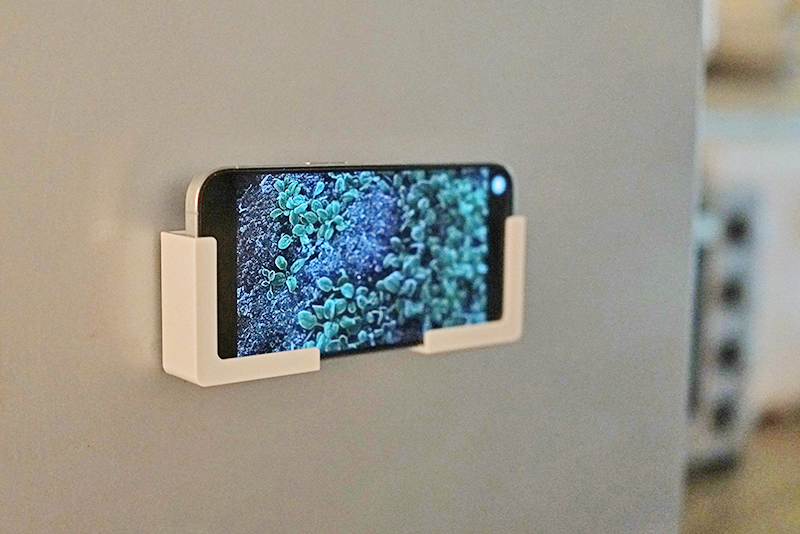 No Drill Magnetic Phone Holder Fridge Mount Tablet Stand Wall Mounted for Hands Free Viewing