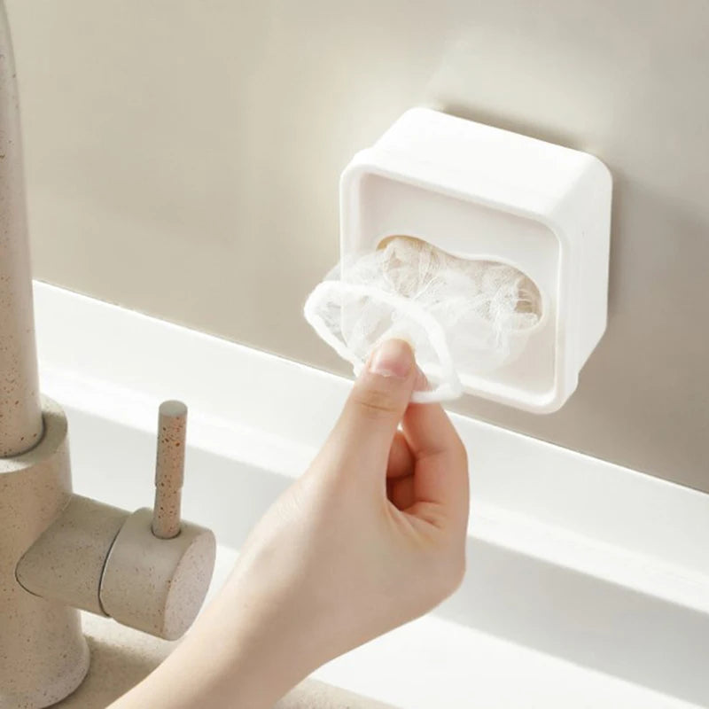 Wall Mounted Kitchen Organizer | Mask, Garbage Bag, Plastic Wrap & Glove Dispenser for Cabinet Doors